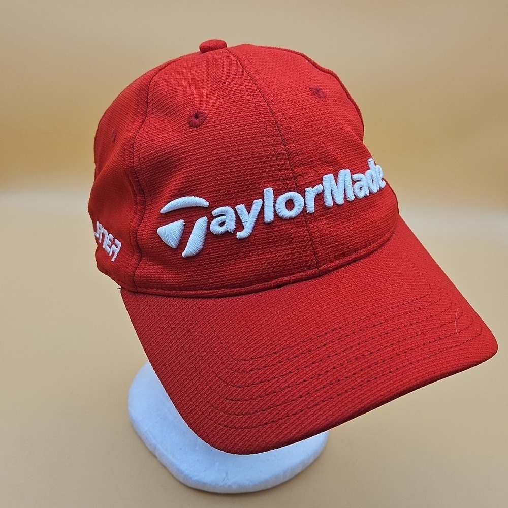 TaylorMade Burner R9 Hat Cap Red One Size Adjustable Golf